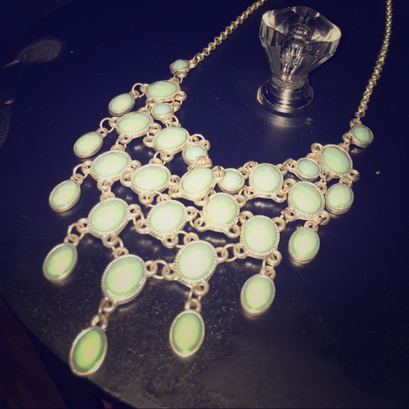 Teal Fashion Necklace