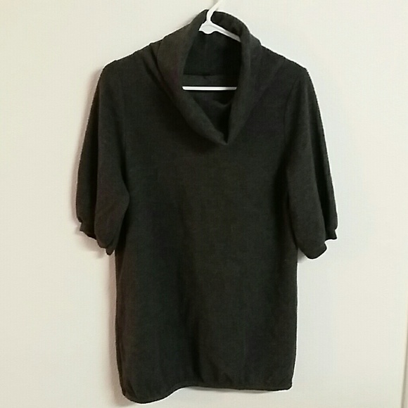 Short sleeve sweater dress