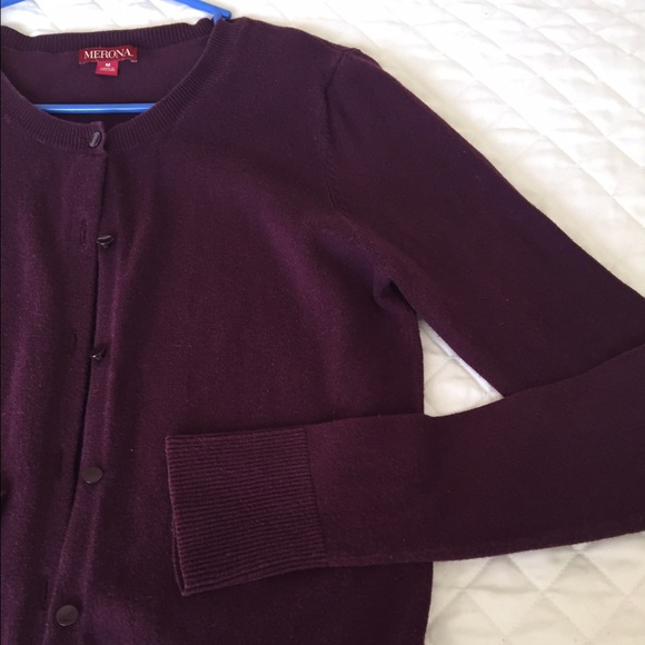 Merona Deep Eggplant Cardigan - Picture 4 of 4