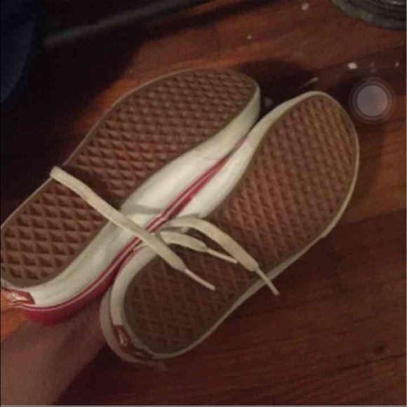 Red lowtop vans - Picture 3 of 3