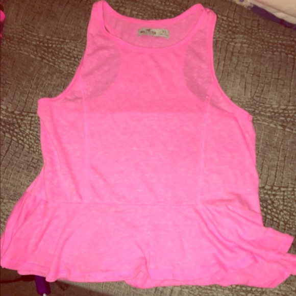 SOLD••Hot Pink Hollister Tank