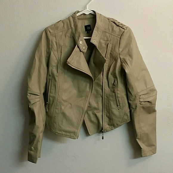 Faux leather jacket