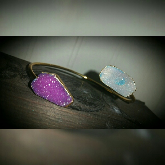 Druzy twist bracelet - Picture 2 of 3