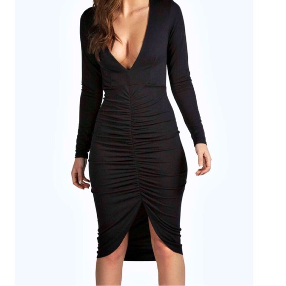 Black Midi dress