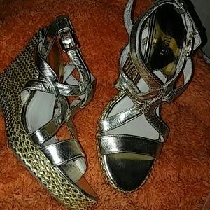 Wedges Michael Kors gold