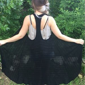 American Eagle Black Knitted Vest