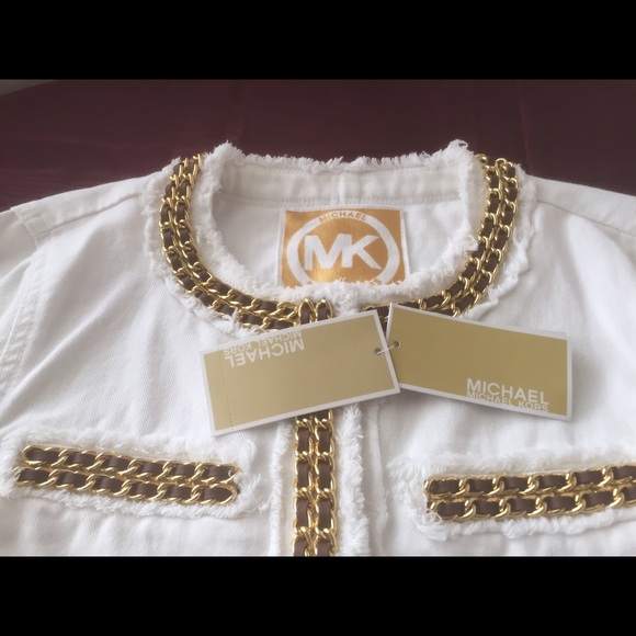 Withe jacket . Michael Kors . - Picture 2 of 4