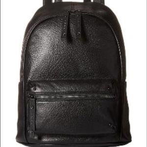 L.A.M.B. Black leather backpack