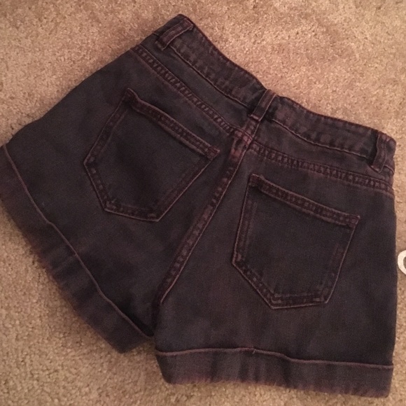 Bullhead plum high waist shorts - Picture 3 of 4