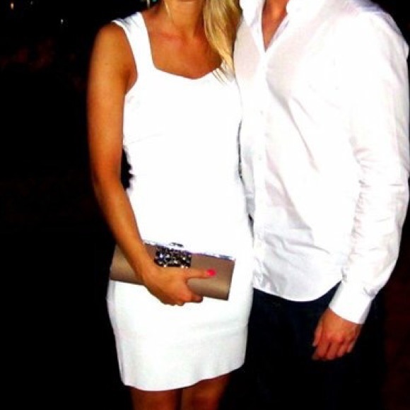 Express white bodycon bandage dress!