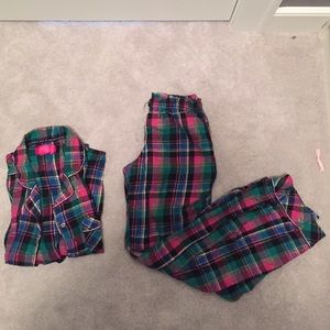 VS plaid "The Dreamer" pajama set
