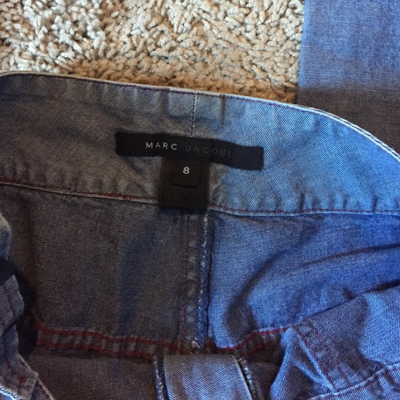 Marc Jacobs chambray jeans, wide leg, size 8 - Picture 2 of 4
