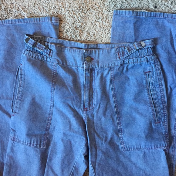 Marc Jacobs chambray jeans, wide leg, size 8 - Picture 3 of 4