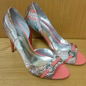 Carlos Santana paisley print sandals -NEW