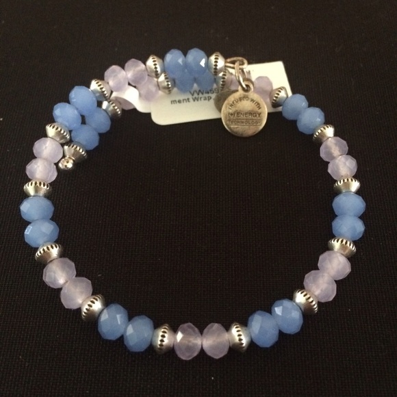 Alex and Ani Jewelry - ALEX AND ANI Sentiment Wrap- Periwinkle