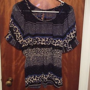 Express sheer top worn 3 times