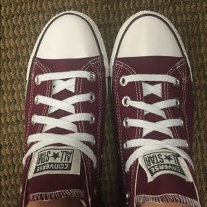 Maroon Converse