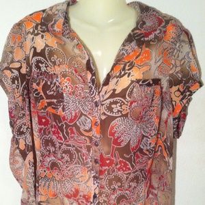 Ashley Stewart size 22/24  multi color top