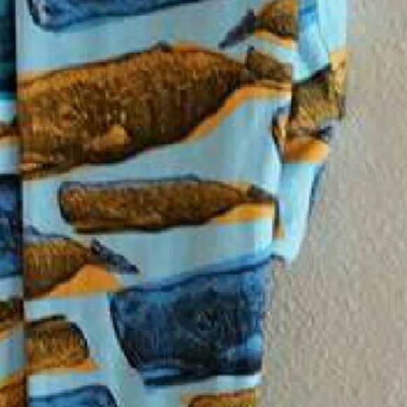 Whale leggings for @poshtights