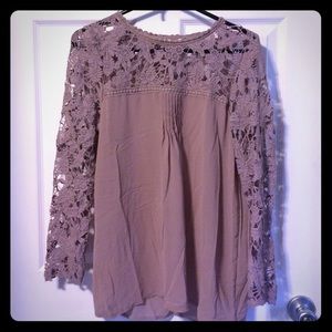 Lace Sheer Blouse