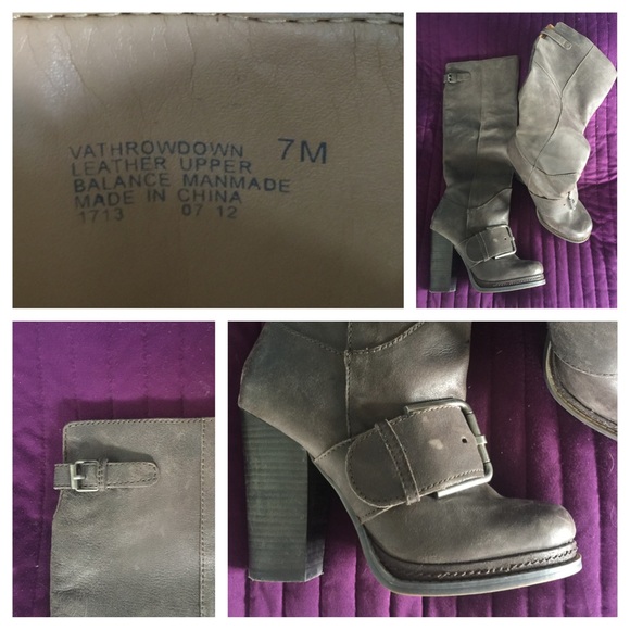 Nine West tall grey boot, size 7m