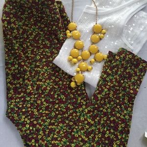 LuLaRoe floral-print TC leggings