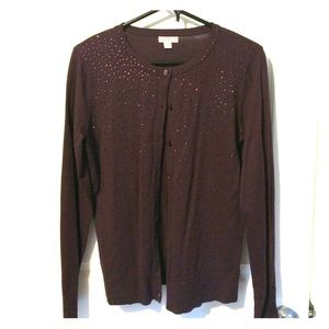 Plum Cardigan