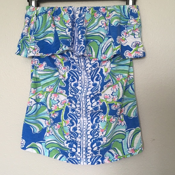 💝Lilly Pulitzer Wiley Tube Top
