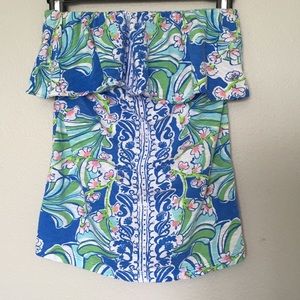 💝Lilly Pulitzer Wiley Tube Top