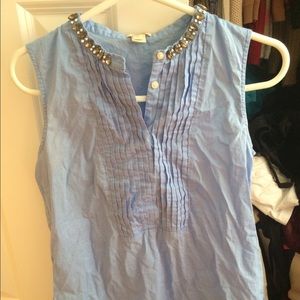 Jcrew jeweled tank! Size 2!