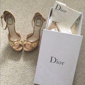 Authentic Christian Dior Platform Heels