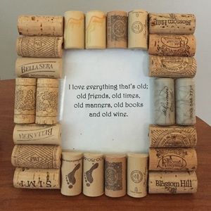 Cork picture frame