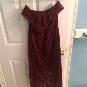 High low purple lace summer dress!