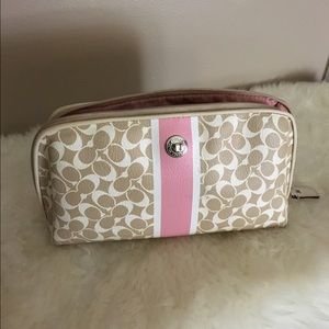 Coach cosmetics bag