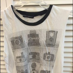 Brandy Melville Camera Crop Top