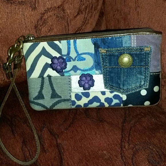 Authentic rare patchwork wristlet☆☆☆SOLD☆☆☆