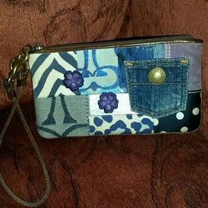 Authentic rare patchwork wristlet☆☆☆SOLD☆☆☆