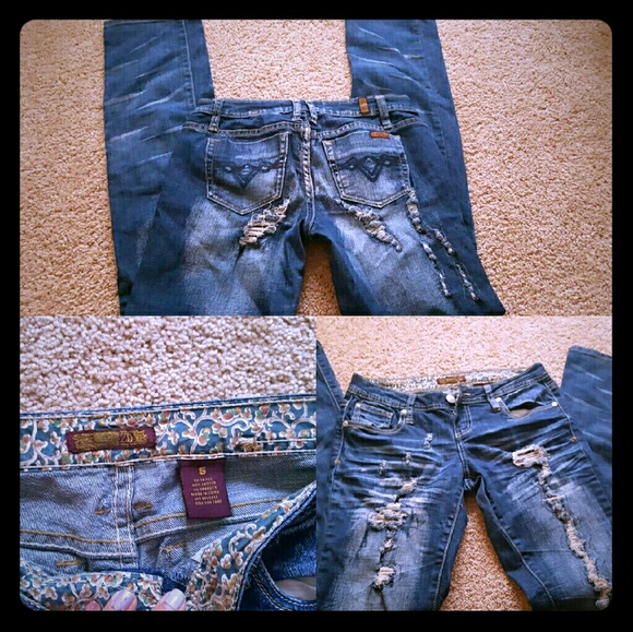 The perfect distressed jeans