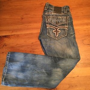 Mens Rock Revival Jeans