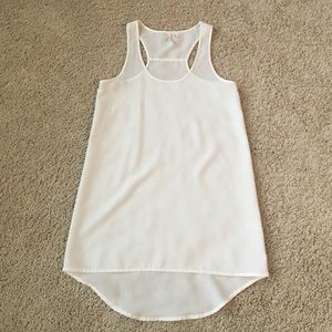 Frenchi xs racer back tank