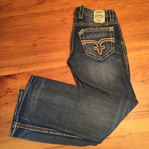 Mens Rock Revival Jeans