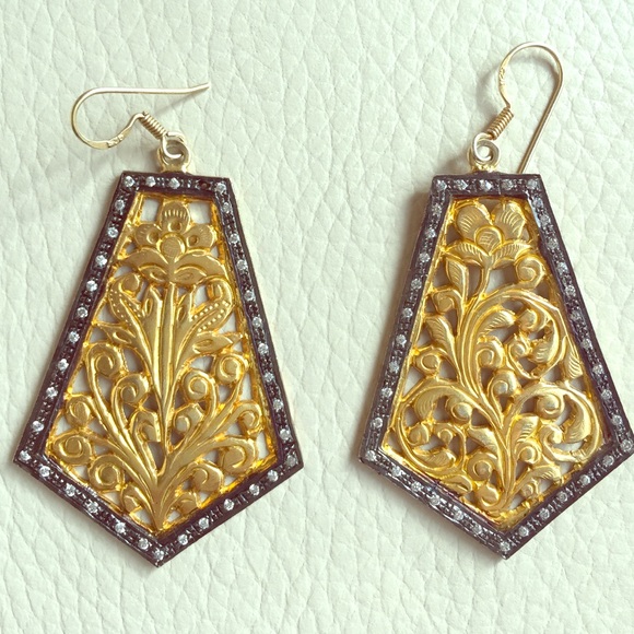 Jaipur Gold Plated Earrings