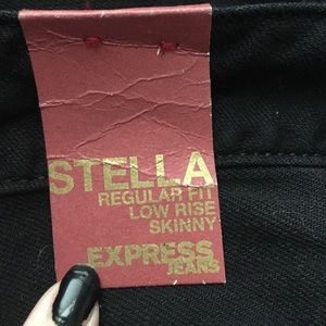 New with tags black skinny express Stella jeans 10