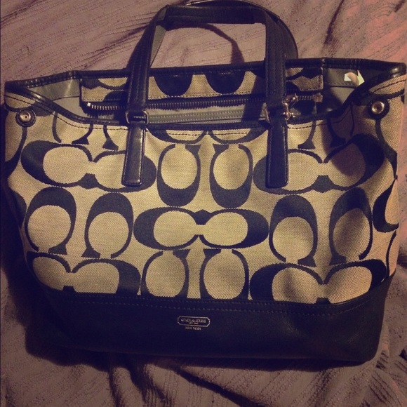 Coach Hamptons Colorblock tote