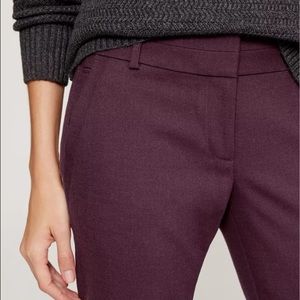 Loft textured pencil pants