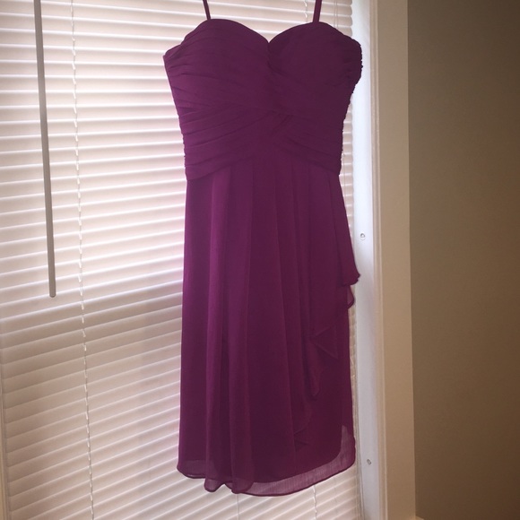 Purple bridesmaid dress