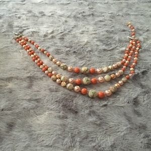 Beautiful vintage bib necklace choker