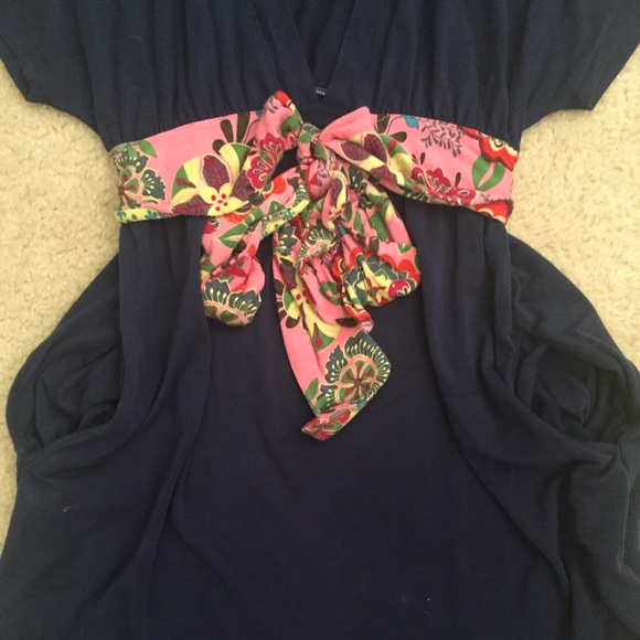 Anthropologie dress with pockets and waist tie - Picture 2 of 4