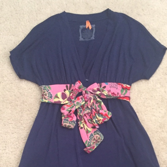 Anthropologie dress with pockets and waist tie - Picture 3 of 4