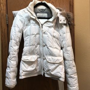 Women's White Winter Jacket